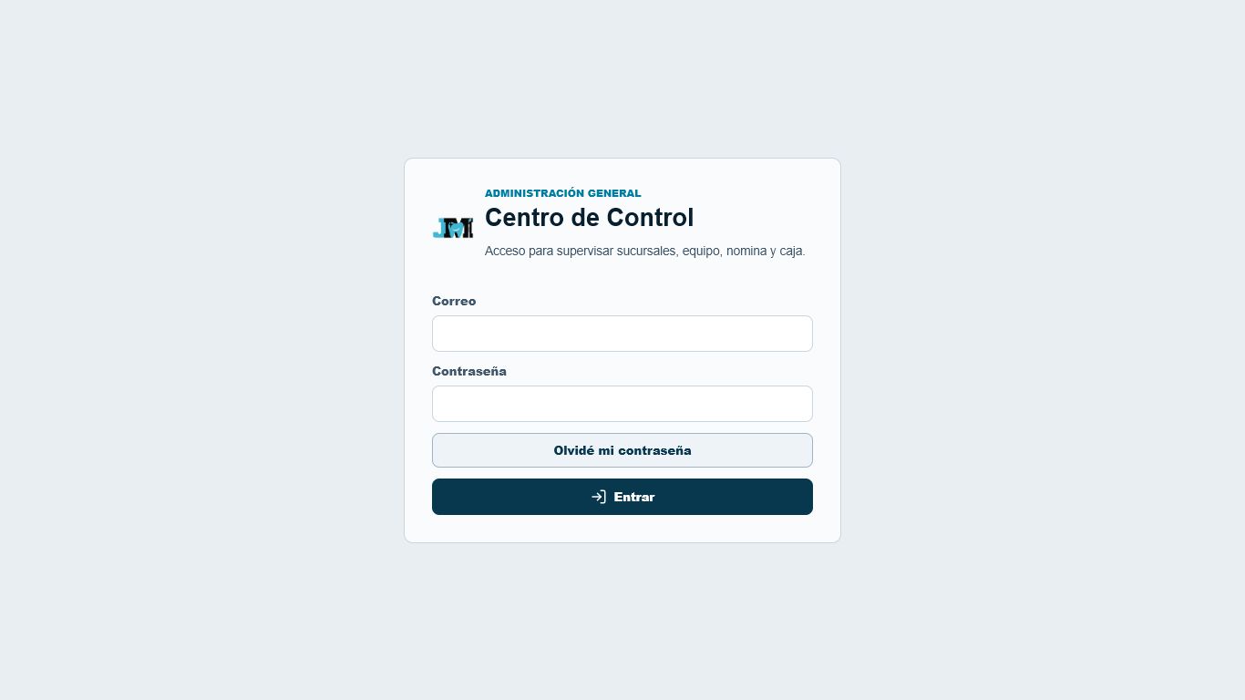 Acceso privado al Centro de Control de JB